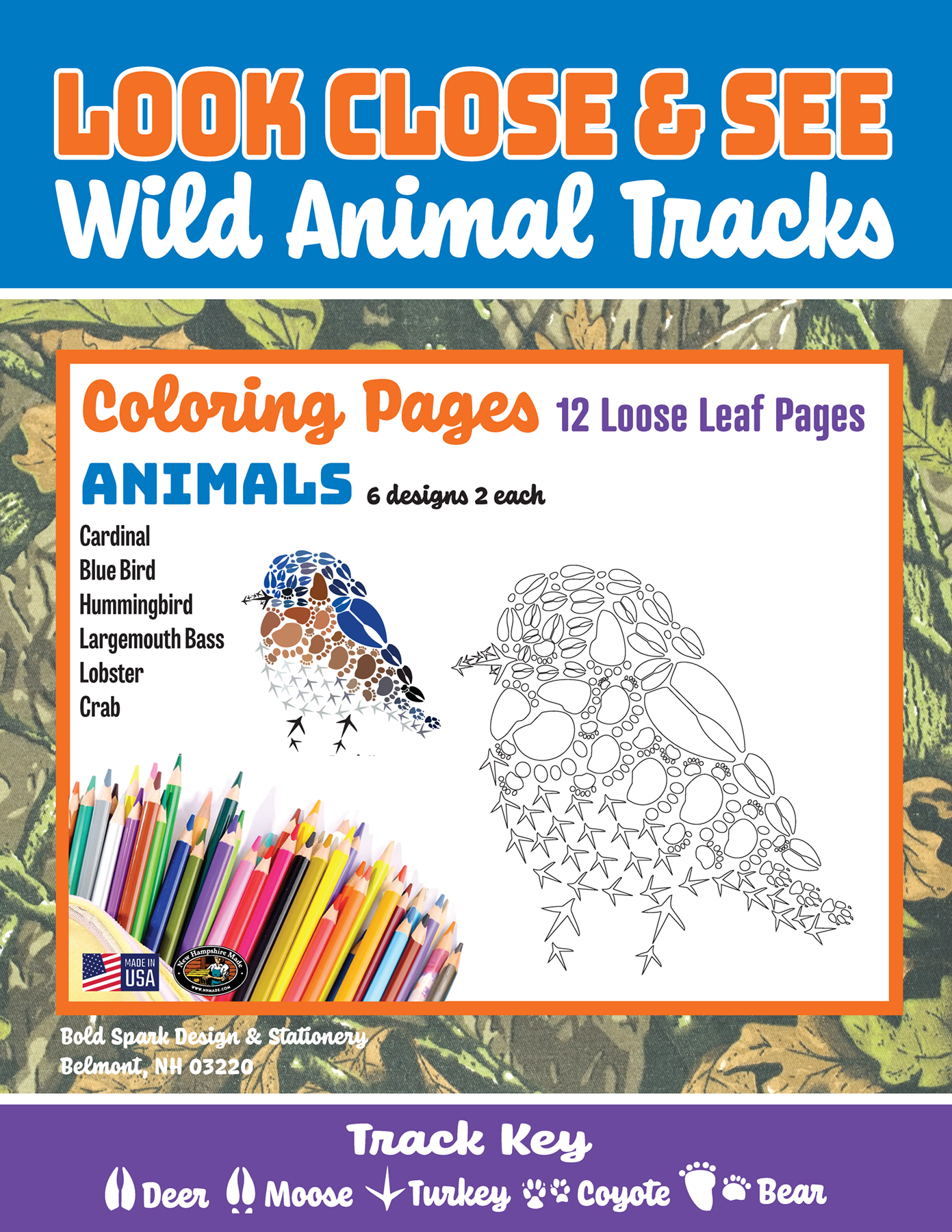 XL Animal Coloring Pages
